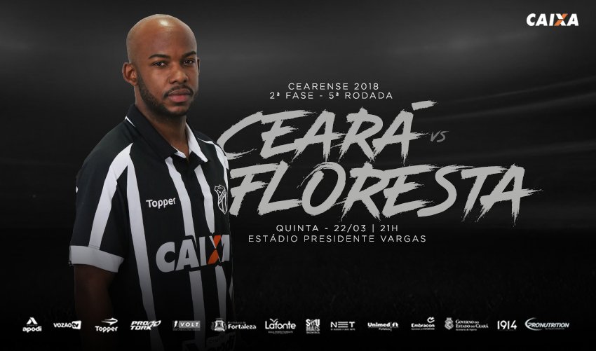 Ceará quer vencer o Floresta para encerrar 2ª fase na liderança do Estadual