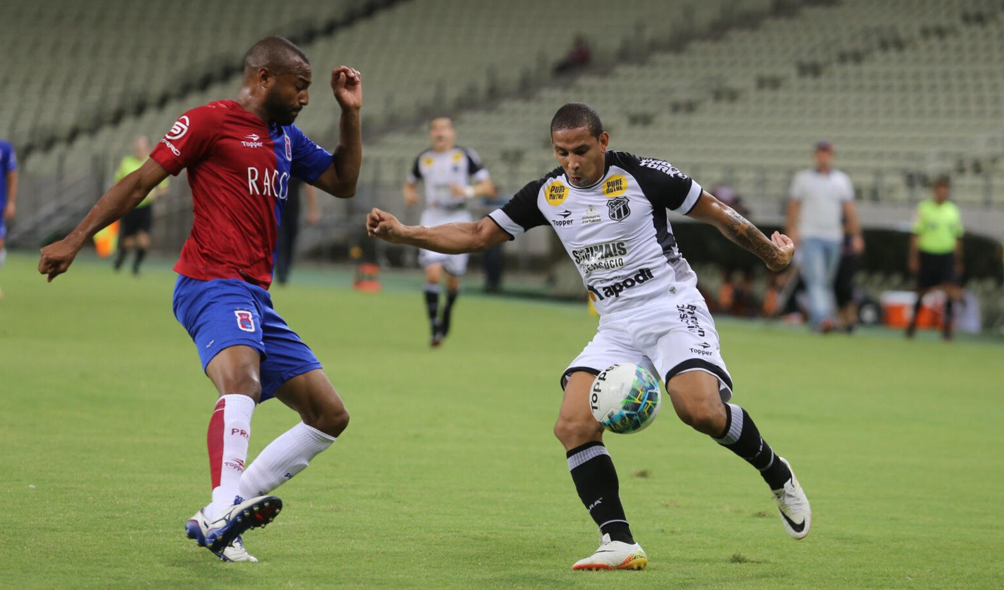 Na Arena Castelão, Ceará e Paraná ficam no empate em 1 x 1 