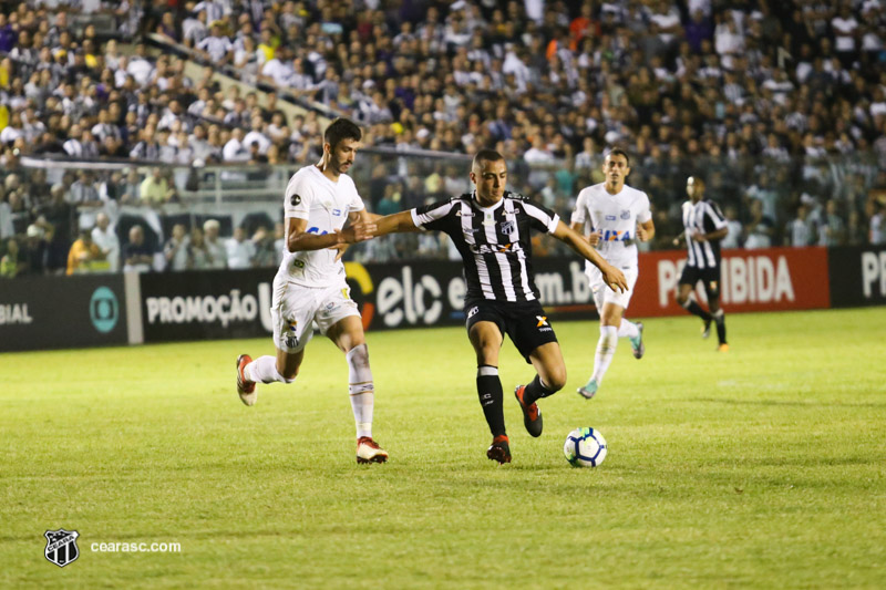 No PV, Ceará encurrala o Santos, abre o placar, mas cede empate no fim