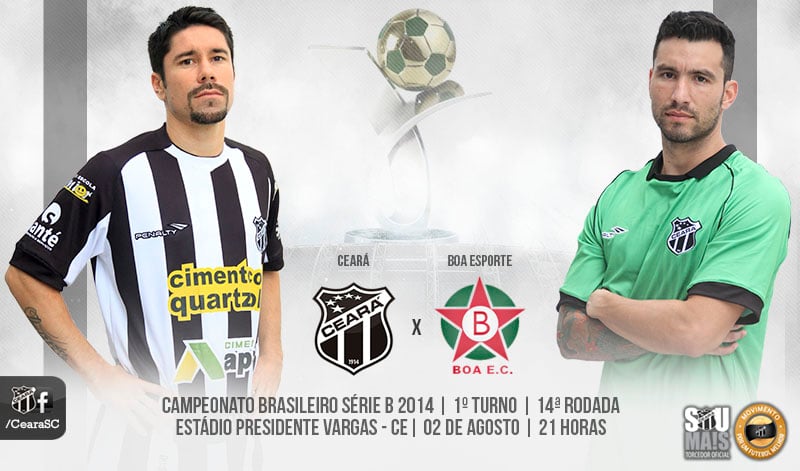 Ceará recebe o Boa Esporte e busca manter vantagem na liderança