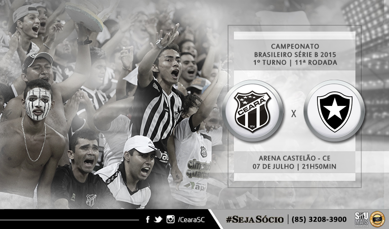 Em casa, Ceará recebe o Botafogo e busca recuperação