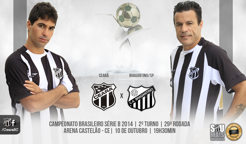 Para voltar ao G-4, Ceará recebe o Bragantino, na Arena Castelão