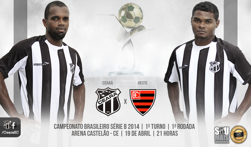 Vozão inicia busca pelo acesso diante do Oeste, na estreia da Série B