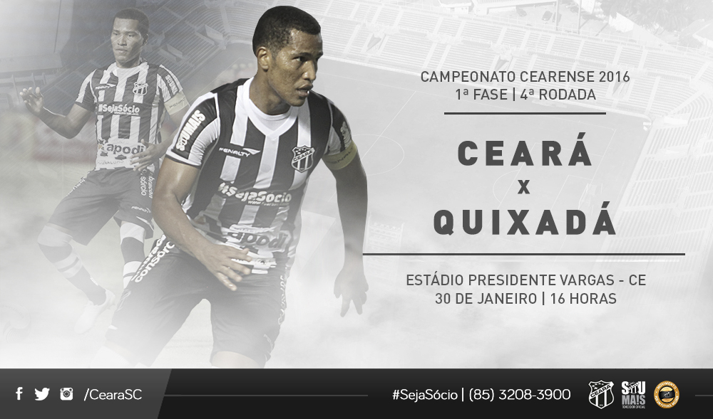 Continua a venda de ingressos para Ceará x Quixadá 