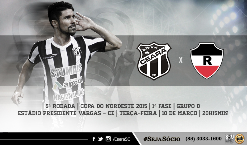 Na luta pela classificação, Ceará recebe o River/PI no PV