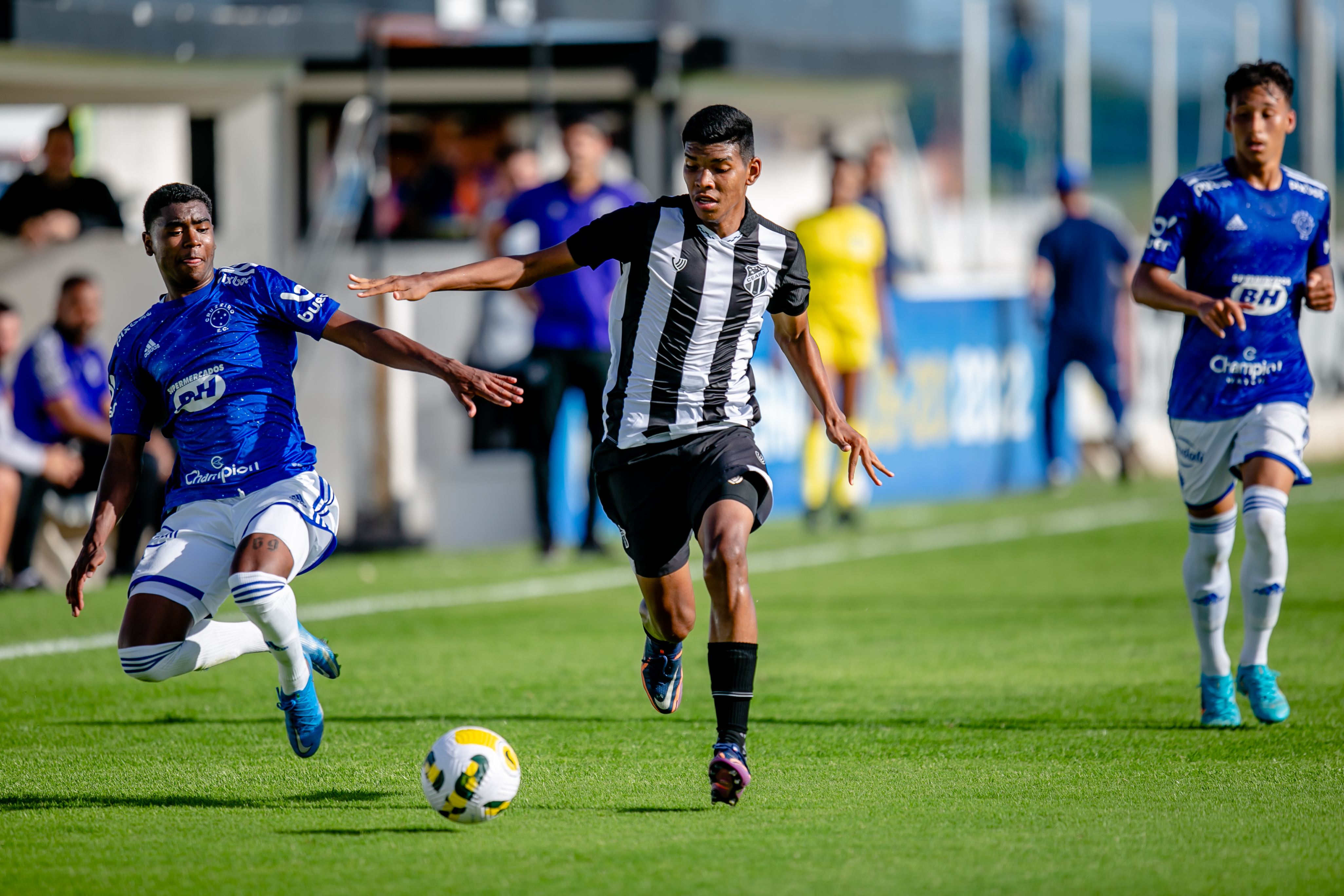 Sub-20: Ceará joga bem e busca empate nos minutos finais de jogo contra o Cruzeiro-MG