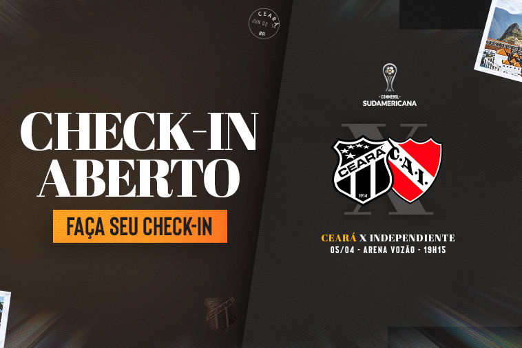 CONMEBOL Sudamericana: Check-in liberado para Ceará x Independiente-ARG