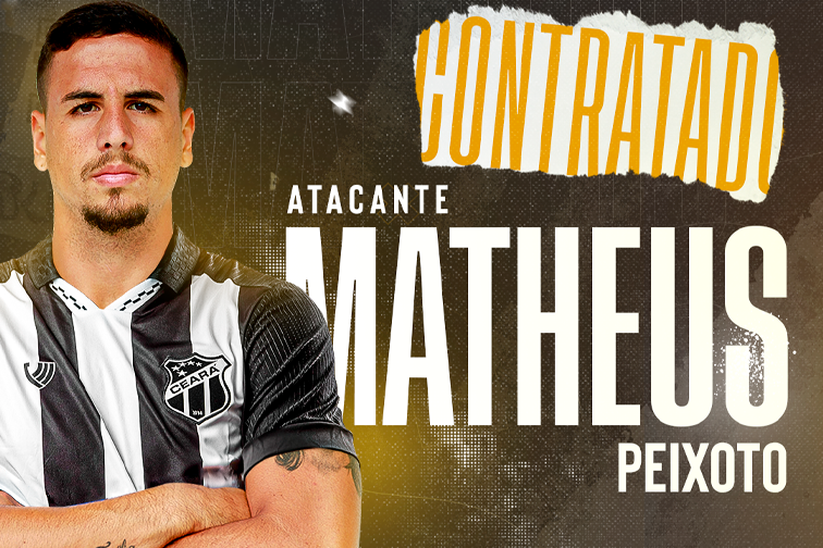 Contratação: Matheus Peixoto é o novo atacante do Ceará