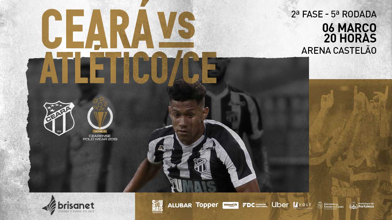 Na Arena Castelão, Ceará recebe o Atlético/CE pelo Estadual