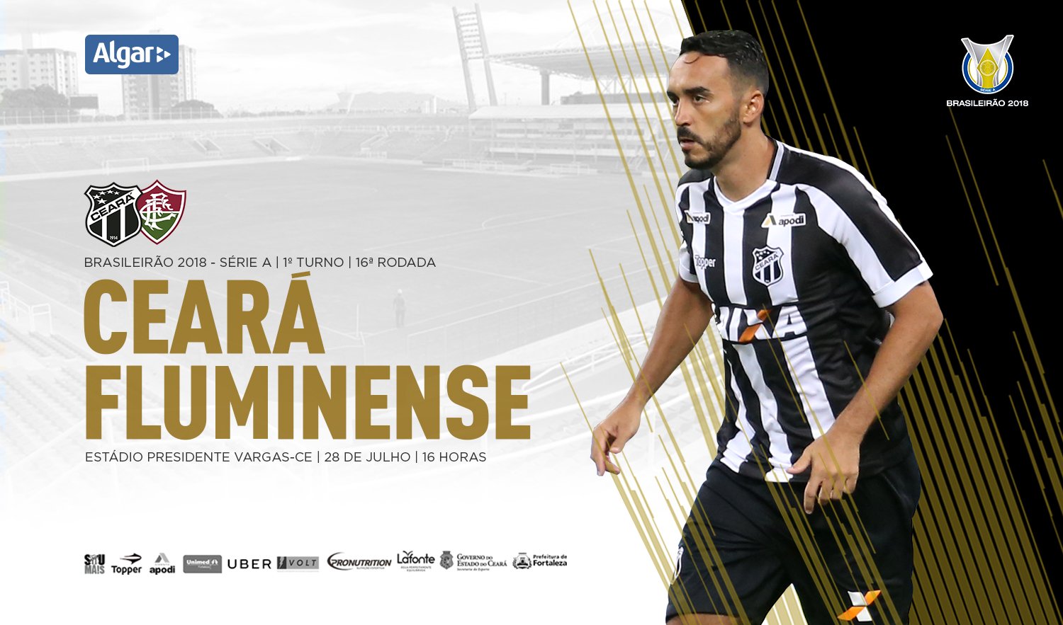 Buscando nova vitória no PV, Ceará encara o Fluminense nesse sábado