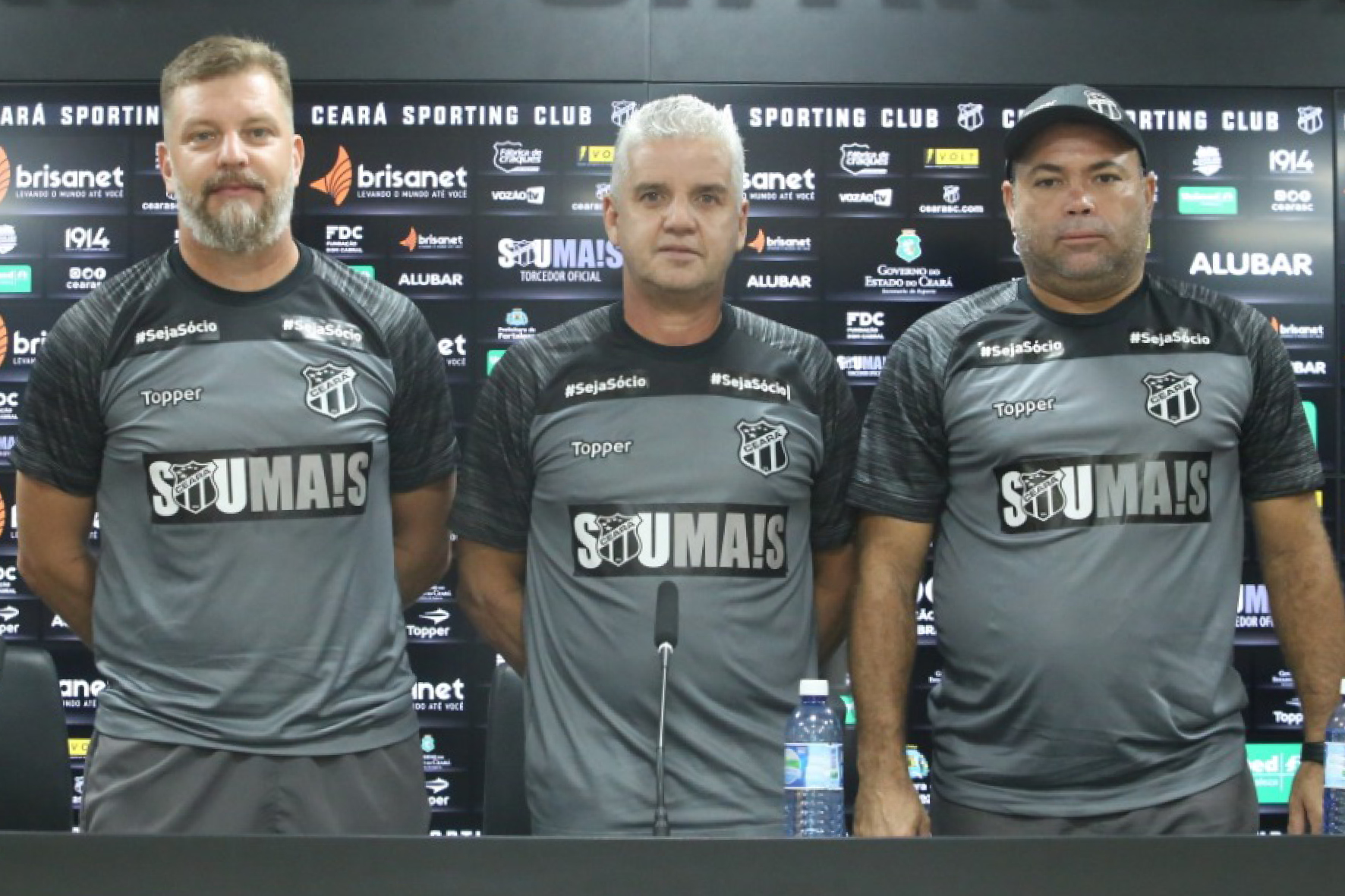 Staff técnico de Enderson Moreira é apresentado em Porangabuçu