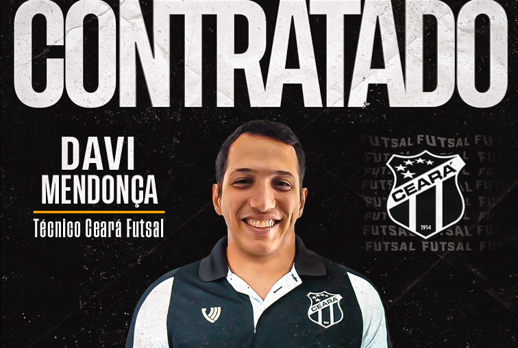 Futsal: Davi Mendonça é o novo técnico do Ceará para a próxima temporada