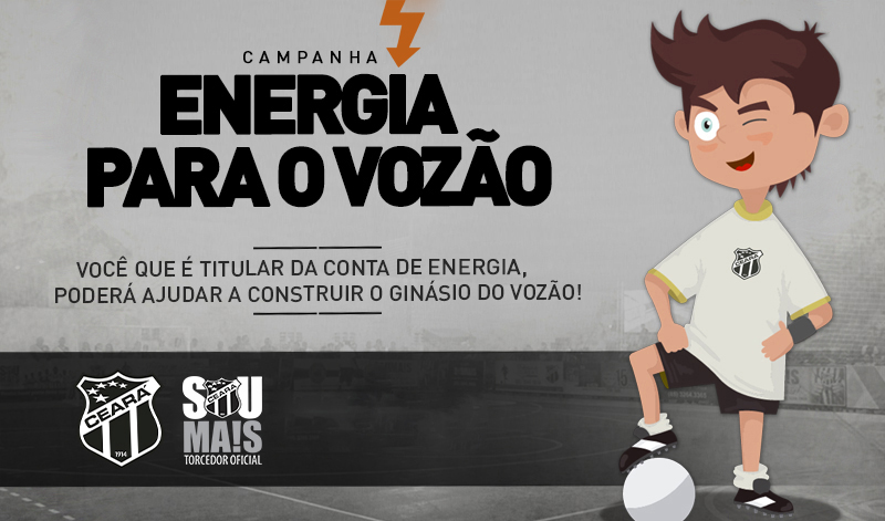 Energia para o Vozão: colabore para construção do Ginásio e projetos sociais