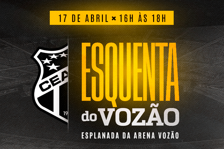 Esquenta Vozão volta para animar o pré-jogo dos torcedores alvinegros