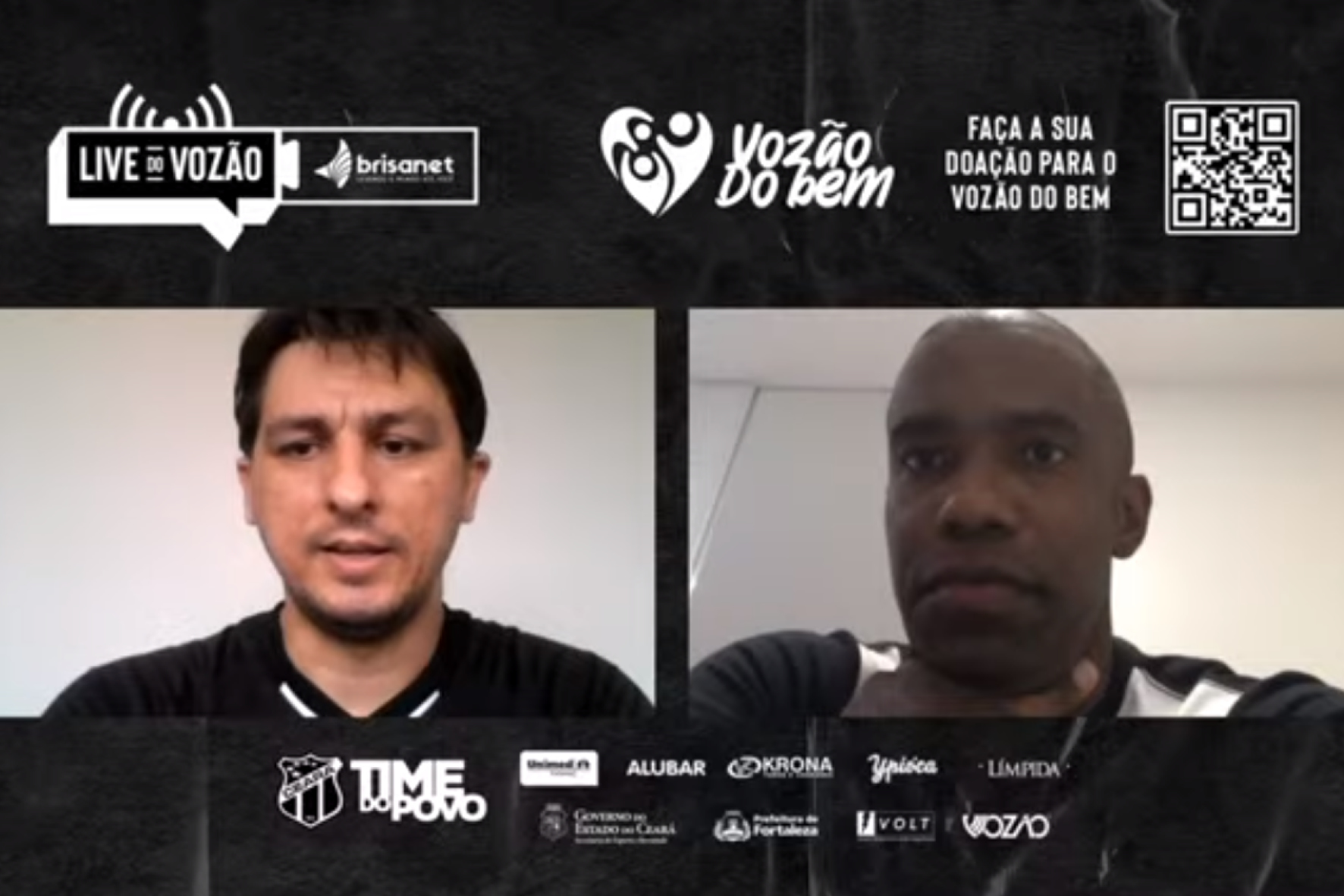 Live do Vozão entrevista volante Fabinho em coletiva de imprensa virtual