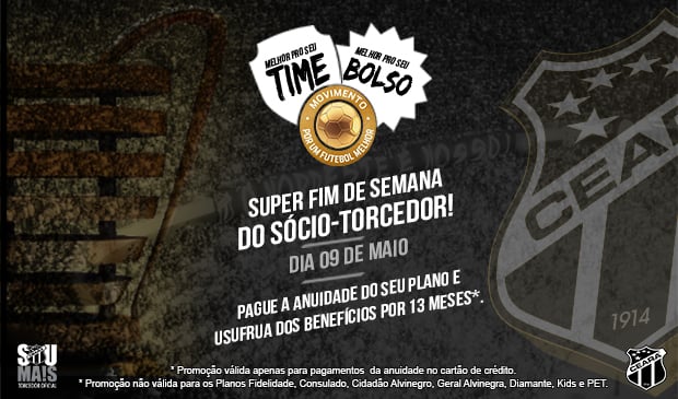 Vem aí o Super Fim de Semana do Sócio Torcedor