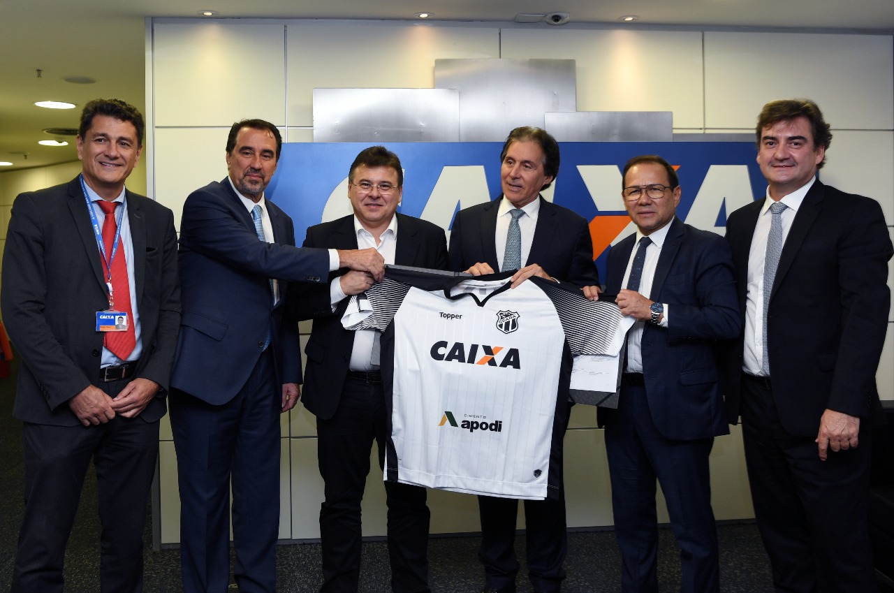 Ceará renova contrato e Caixa continua como patrocinadora master do Clube