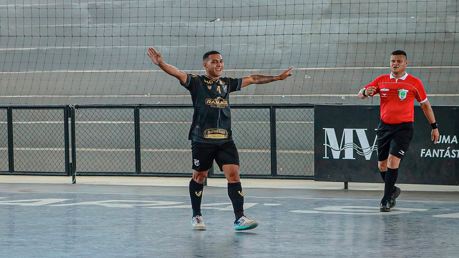 Futsal: Ceará goleia o Maranguape e chega a seis pontos na tabela de classificação do estadual