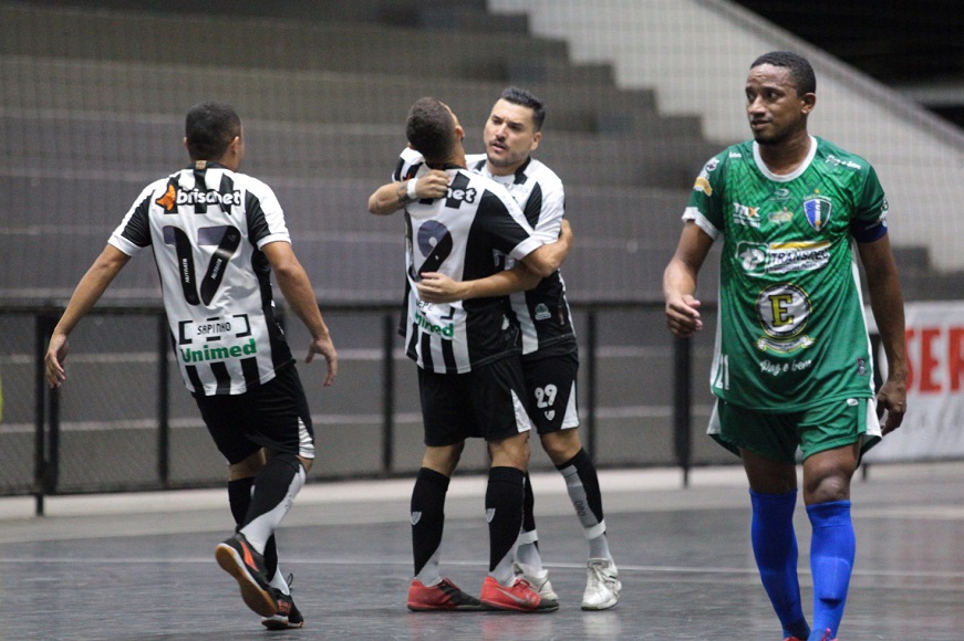 Futsal: Ceará goleia o São Gonçalo e se isola na liderança do Grupo A na Copa Estado