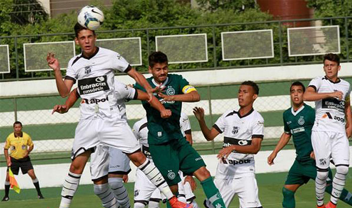 Ceará Sub-20 perde a segunda para o Goiás e é eliminado da Copa do BR
