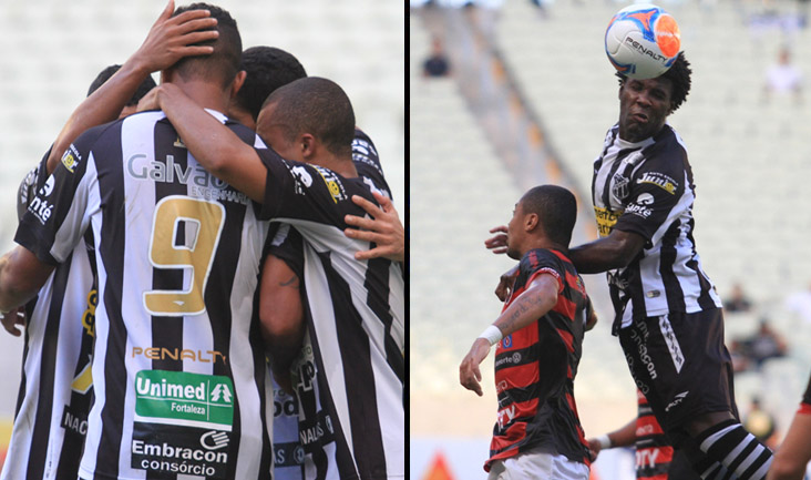 Ceará toma susto, mas goleia o Guarany e se garante na Final