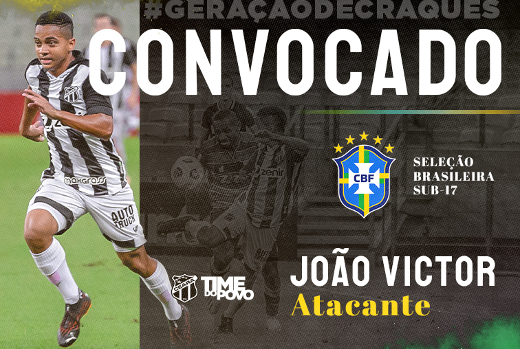 João Victor volta a ser convocado para Seleção Brasileira Sub-17