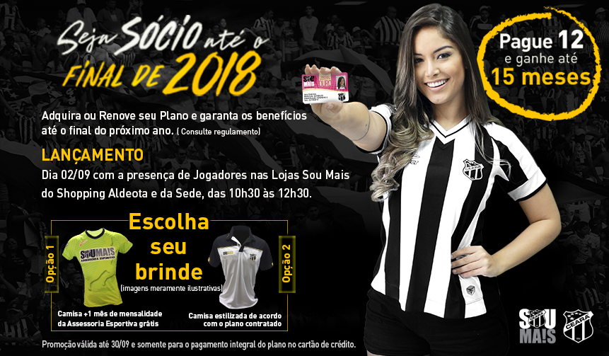 Lançamento: “Seja Sócio até final de 2018”