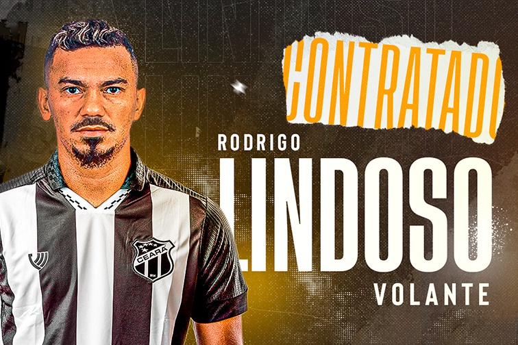 Contratação: Rodrigo Lindoso é o novo volante do Ceará