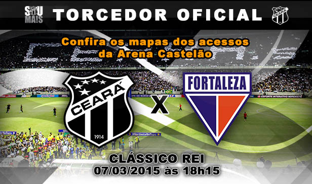 Confira os mapas de acessos para o Clássico-Rei