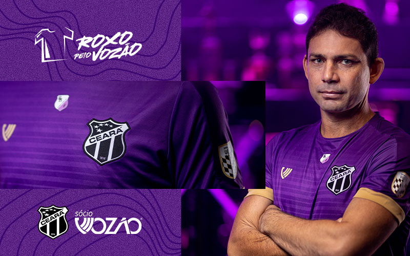 Com agradecimento a sócios-torcedores, Ceará lança edição limitada da camisa Roxo pelo Vozão
