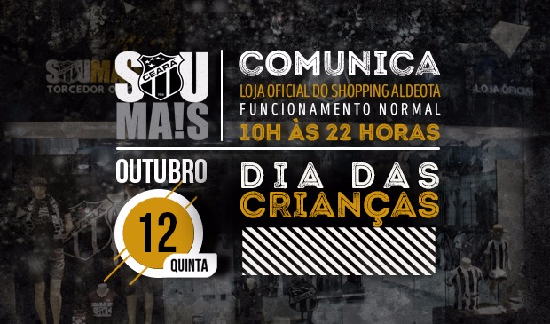 Ceará x Paraná: Nesse feriado, venda de ingressos continua na Sou Mais do Shopping Aldeota