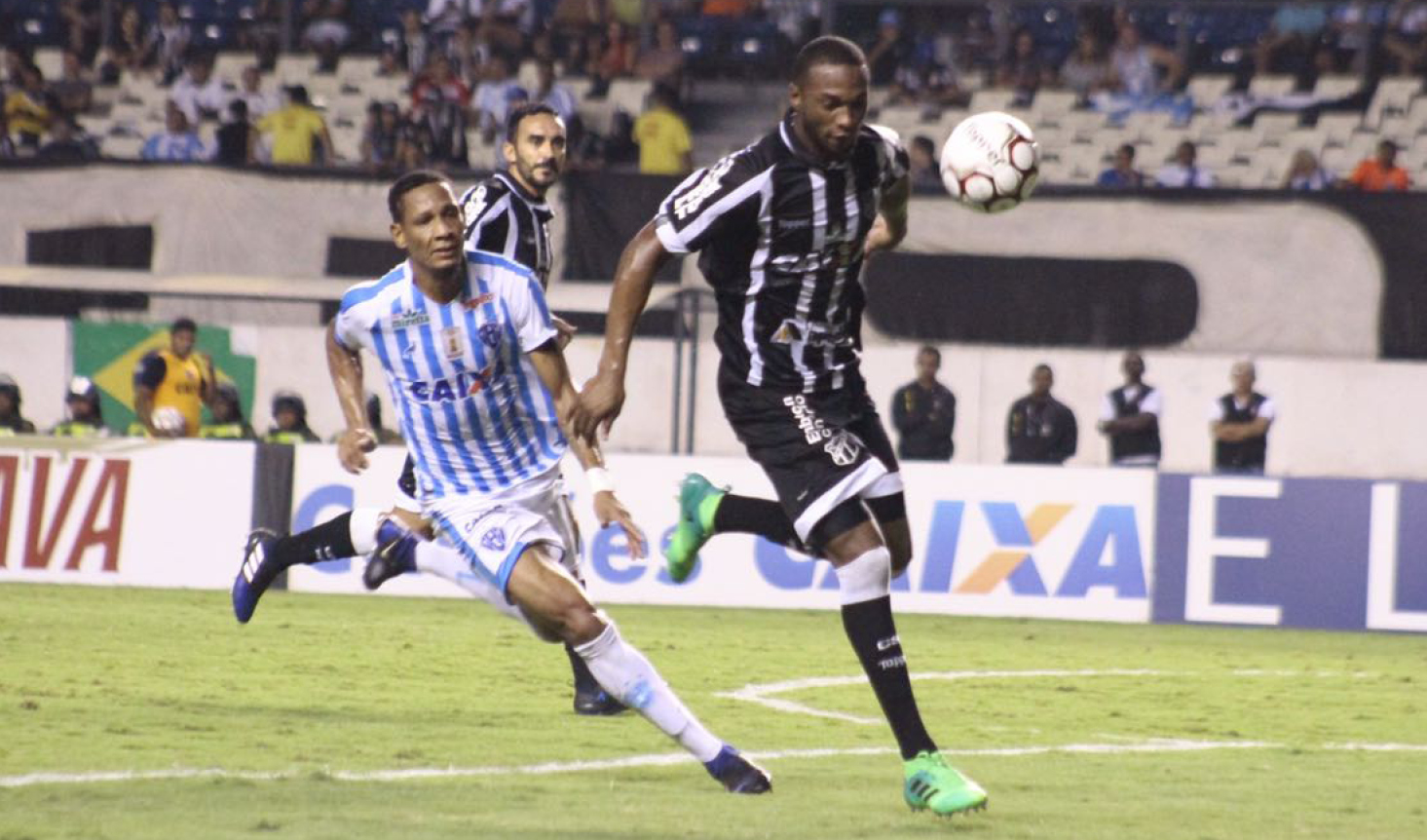 Fora de casa, Ceará marca com Elton e Arthur e bate o Paysandu por 2 a 1  