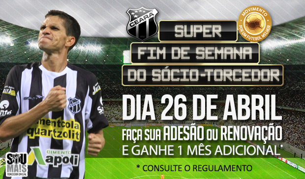 Vem ai o super fim de semana do Torcedor Oficial