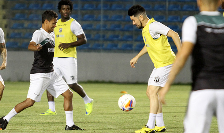 Elenco encerrou preparação com um treino coletivo no PV