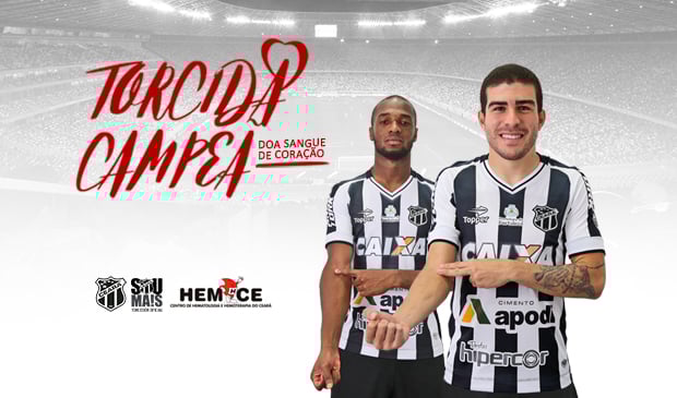 Torcida Campeão: Doe sangue de coração