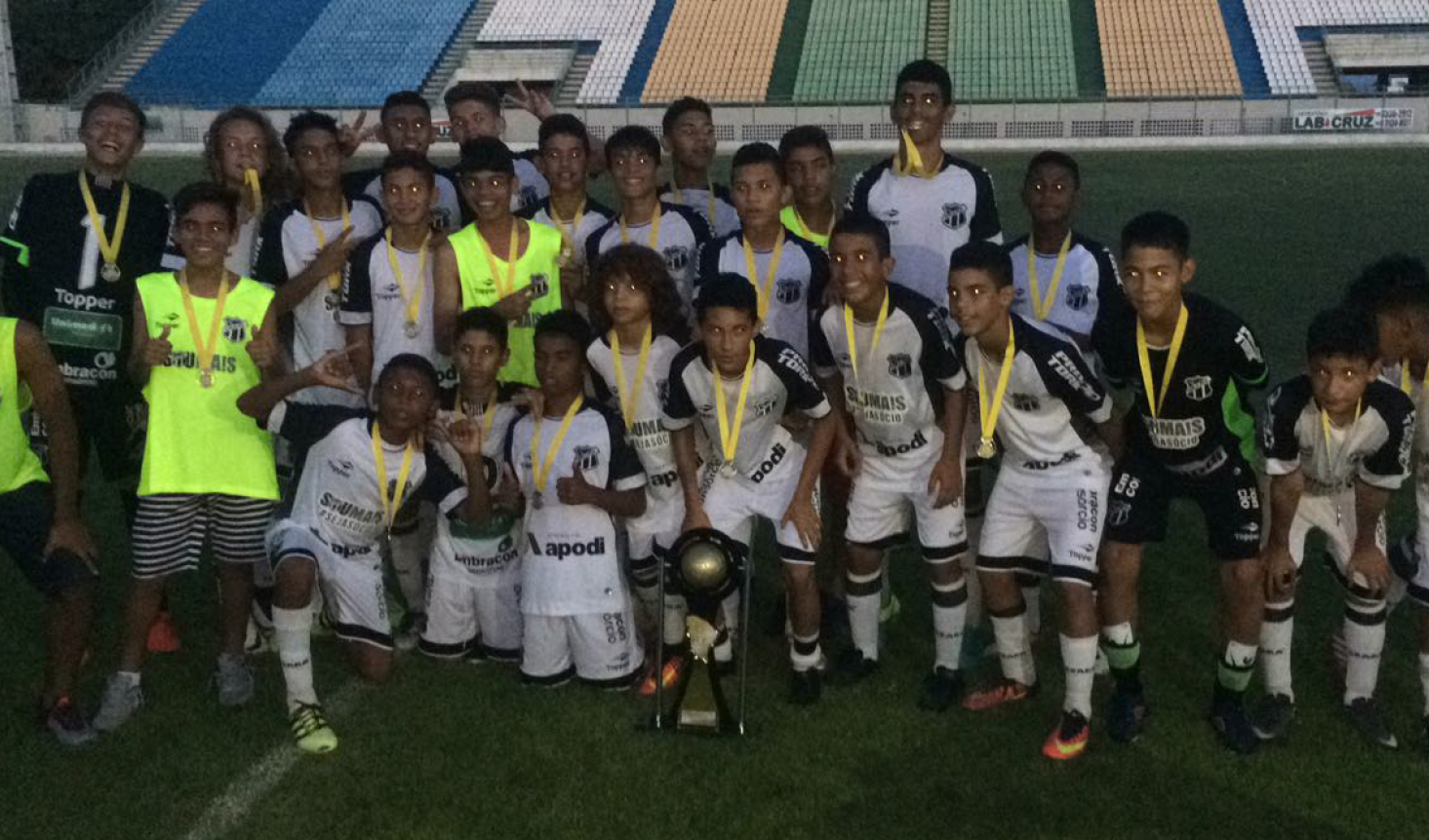 Ceará Sub-13 vence o Maranguape nos pênaltis e é Tricampeão Cearense