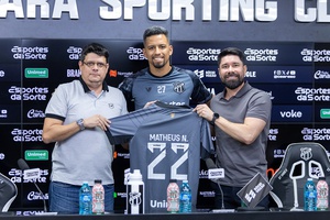 “Não pensei duas vezes em vir”, declara Matheus Nogueira em sua apresentação oficial