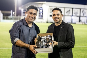Presidente João Paulo Silva recebe Diretor de Seleções da CBF no CT de Porangabuçu