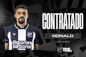 Contratação: Ronald é o novo zagueiro do Ceará e reforçará o setor defensivo alvinegro