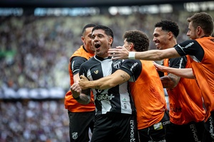 Vice-artilheiro do Ceará no Brasileirão, Galeano abriu o placar da vitória diante do Fluminense: “Três pontos muito importantes”