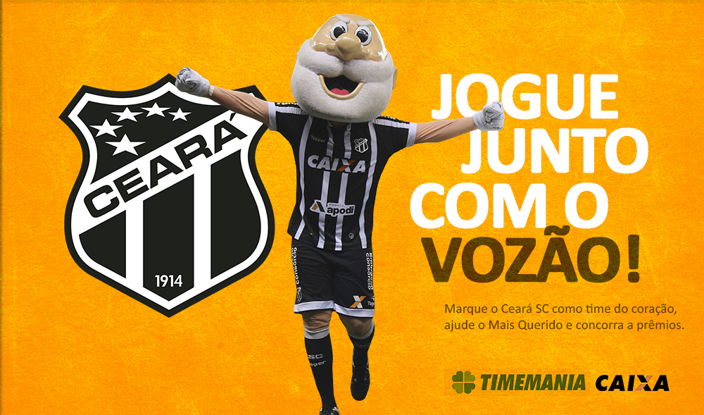 Aposte na Timemania e contribua com o crescimento do Ceará