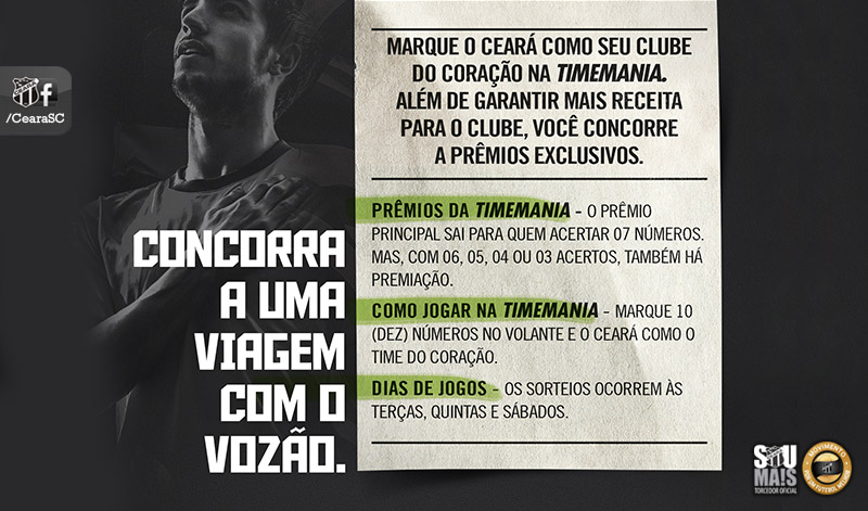 Jogue na Timemania e concorra a uma viagem com elenco alvinegro