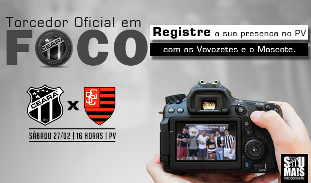 Ceará x Guarany (S): Participe do "Torcedor Oficial em Foco"