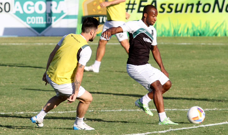 Já em Criciúma/SC, grupo alvinegro treinou nesta tarde