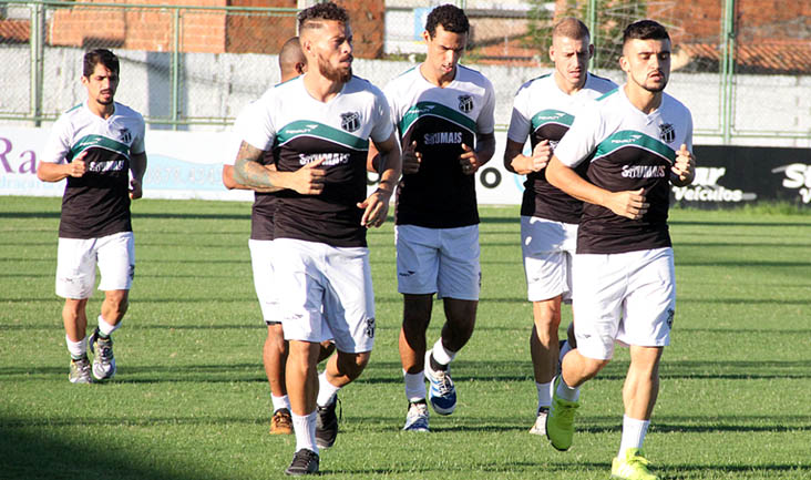 Grupo do Ceará voltou aos trabalhos neste domingo