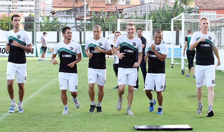 De olho no Bahia, grupo do Ceará se reapresentou nesta tarde