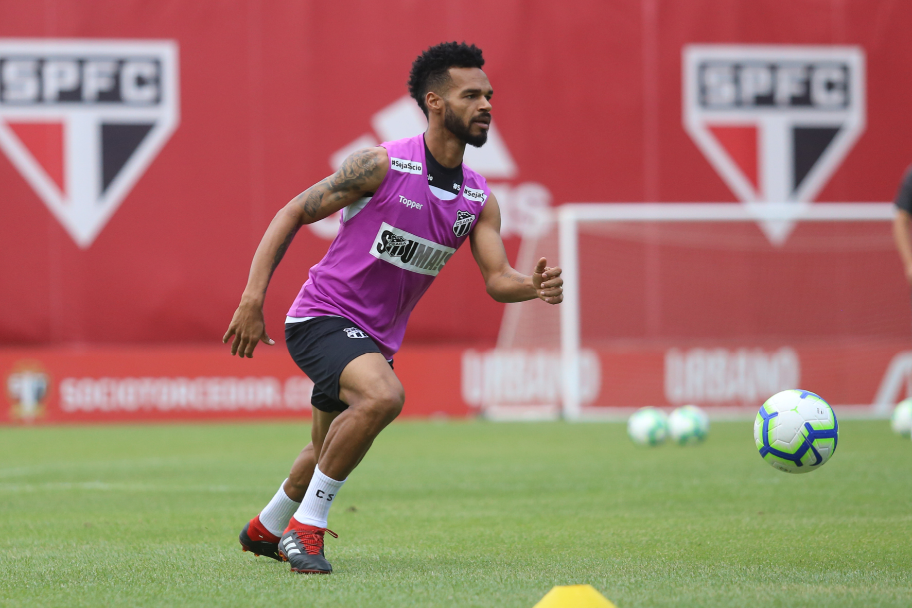 Antes de confronto contra o Palmeiras, Ceará finaliza preparação com treino no CT do São Paulo