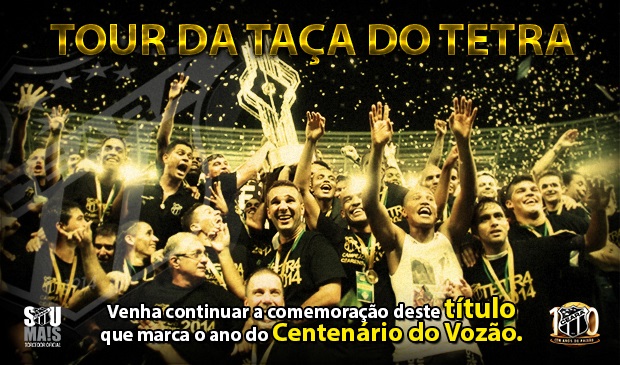 Tour da Taça do Tetracampeonato – Agora na loja da Avenida Oliveira Paiva