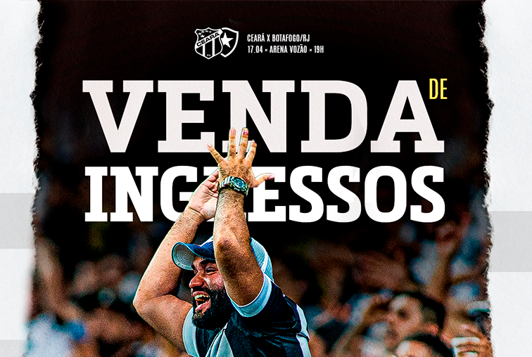 Série A: Iniciada a venda de ingressos para Ceará x Botafogo