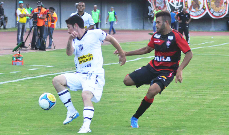 Quartas de final da Copa do NE: Ceará sai na frente, mas cede empate ao Vitória